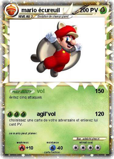 Pokemon mario écureuil
