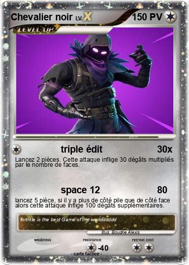 Pokemon Chevalier noir