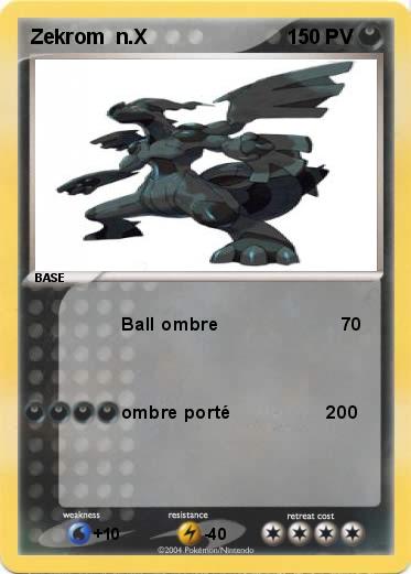 Pokemon Zekrom  n.X                        