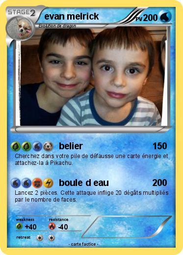 Pokemon evan melrick