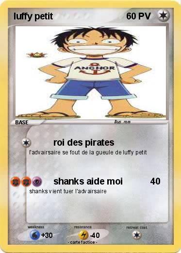 Pokemon luffy petit
