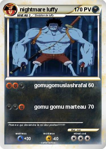 Pokemon nightmare luffy