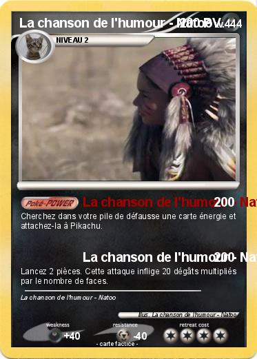 Pokemon La chanson de l'humour - Natoo