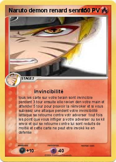 Pokemon Naruto demon renard sennin