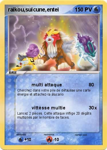 Pokemon raikou,suicune,entei
