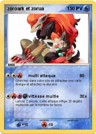 Pokemon zoroark et zorua