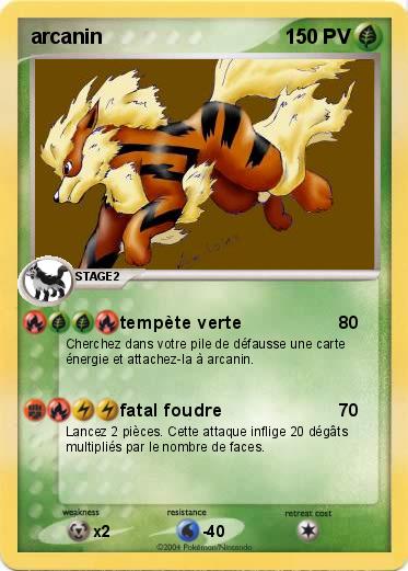 Pokemon arcanin