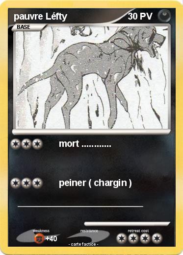 Pokemon pauvre Léfty