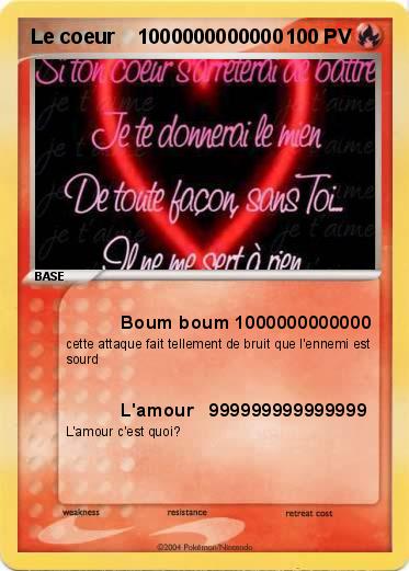 Pokemon Le coeur    1000000000000