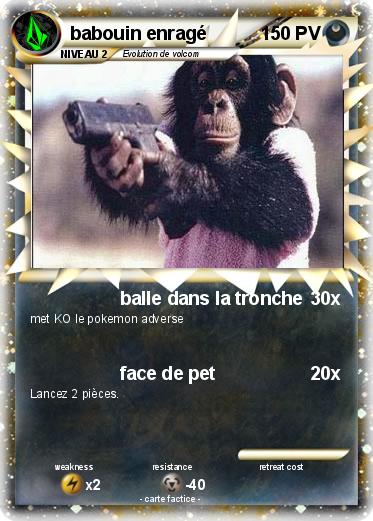 Pokemon babouin enragé