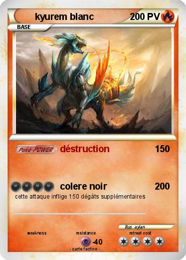 Pokemon kyurem blanc