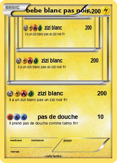 Pokemon bebe blanc pas noir
