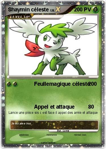 Pokemon Shaymin céleste