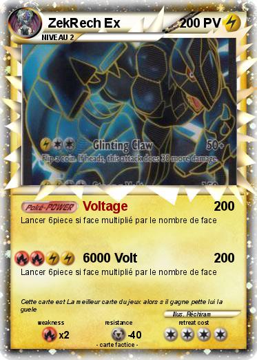 Pokemon ZekRech Ex