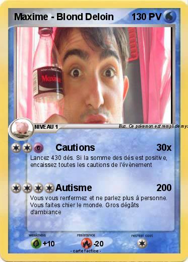 Pokemon Maxime - Blond Deloin
