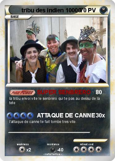 Pokemon tribu des indien 10000