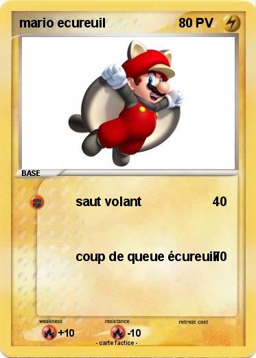 Pokemon mario ecureuil