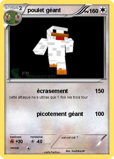 Pokemon poulet géant
