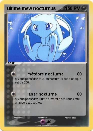 Pokemon ultime mew nocturnus