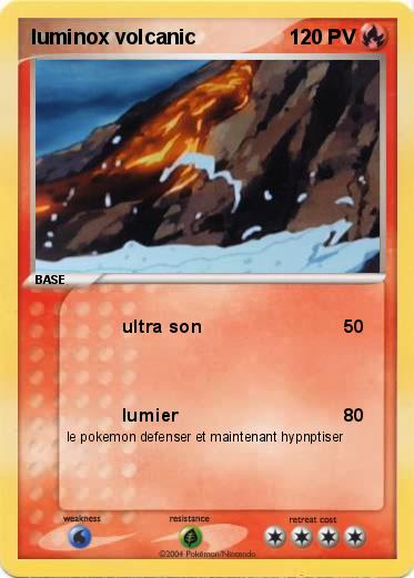 Pokemon luminox volcanic