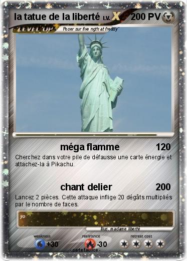 Pokemon la tatue de la liberté