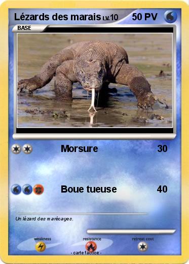 Pokemon Lézards des marais