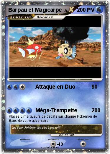 Pokemon Barpau et Magicarpe