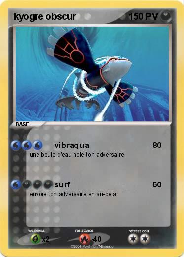 Pokemon kyogre obscur