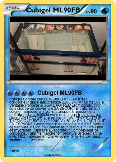 Pokemon Cubigel ML90FB