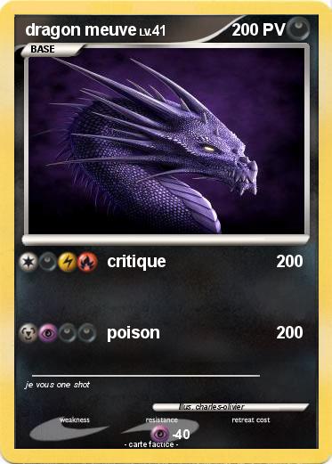 Pokemon dragon meuve