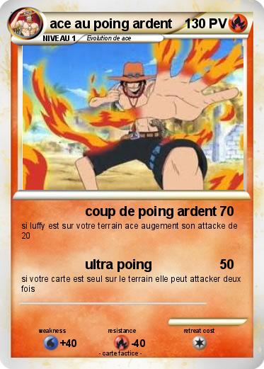 Pokemon ace au poing ardent