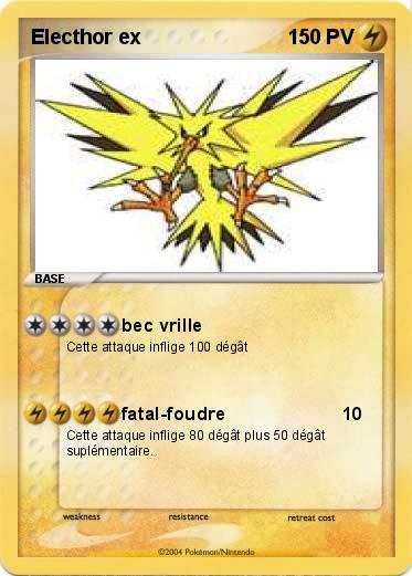 Pokemon Electhor ex