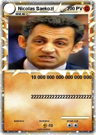 Pokemon Nicolas Saekozi