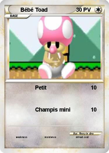 Pokemon Bébé Toad