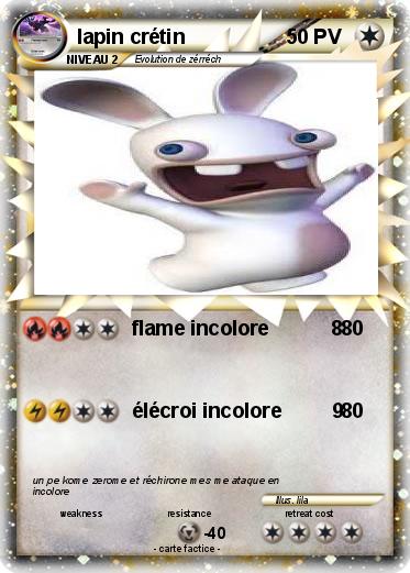 Pokemon lapin crétin