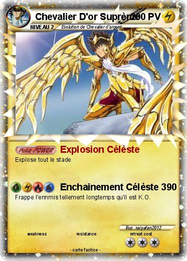 Pokemon Chevalier D'or Suprème