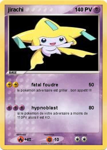 Pokemon jirachi