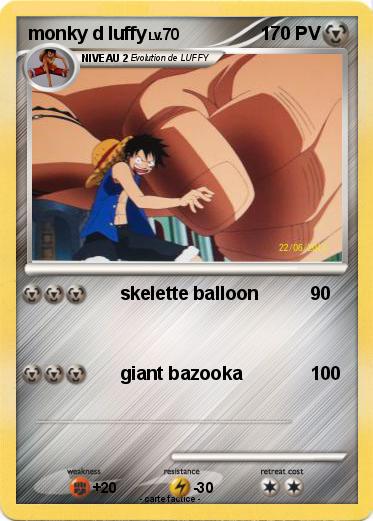 Pokemon monky d luffy