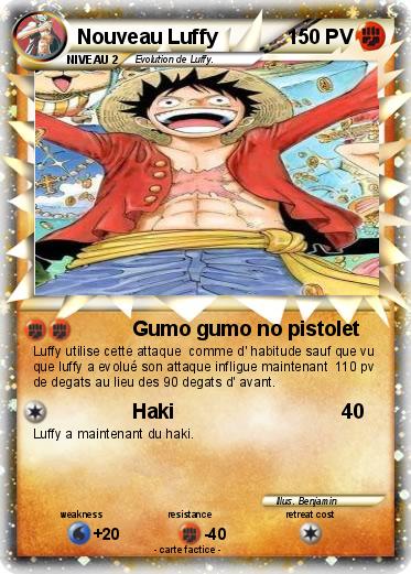 Pokemon Nouveau Luffy