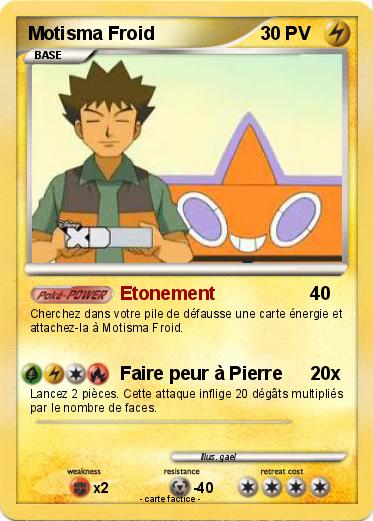 Pokemon Motisma Froid