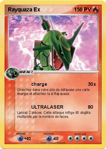 Pokemon Rayquaza Ex