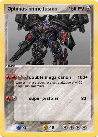 Pokemon Optimus prime fusion