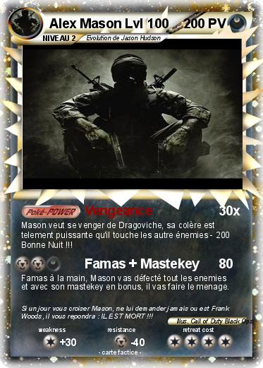 Pokemon Alex Mason Lvl 100