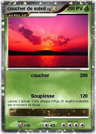 Pokemon coucher de soleil