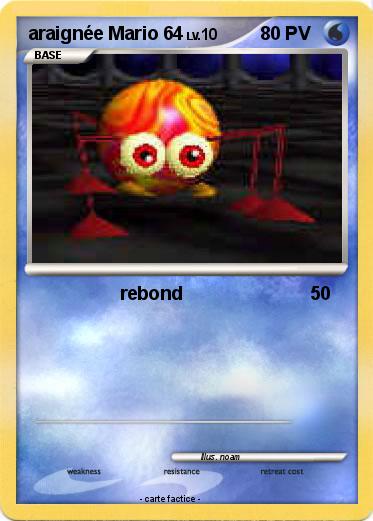 Pokemon araignée Mario 64