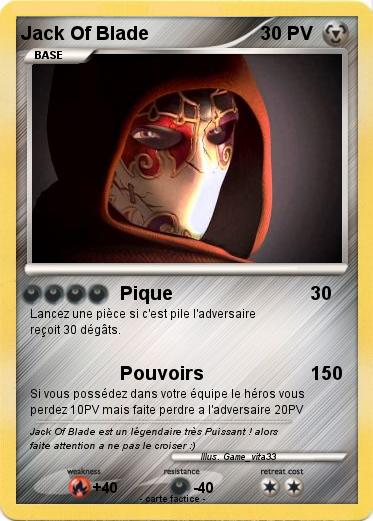 Pokemon Jack Of Blade