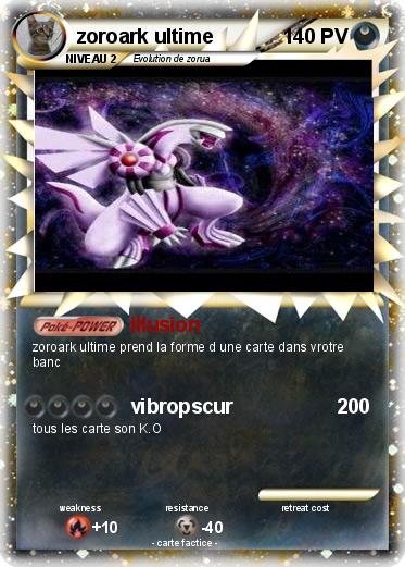 Pokemon zoroark ultime
