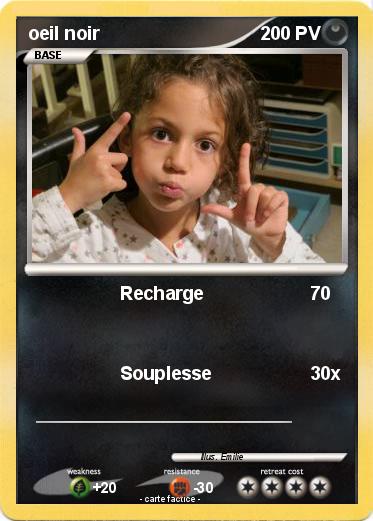 Pokemon oeil noir