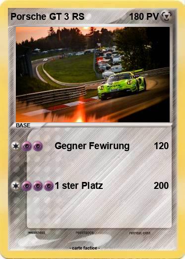 Pokemon Porsche GT 3 RS