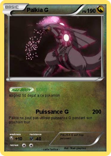 Pokemon Palkia G